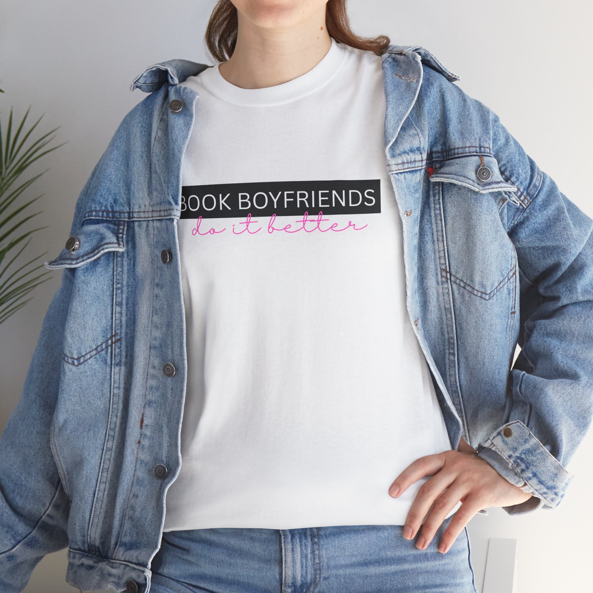 Book Boyfriends Do It Better: Unisex Cotton Tee