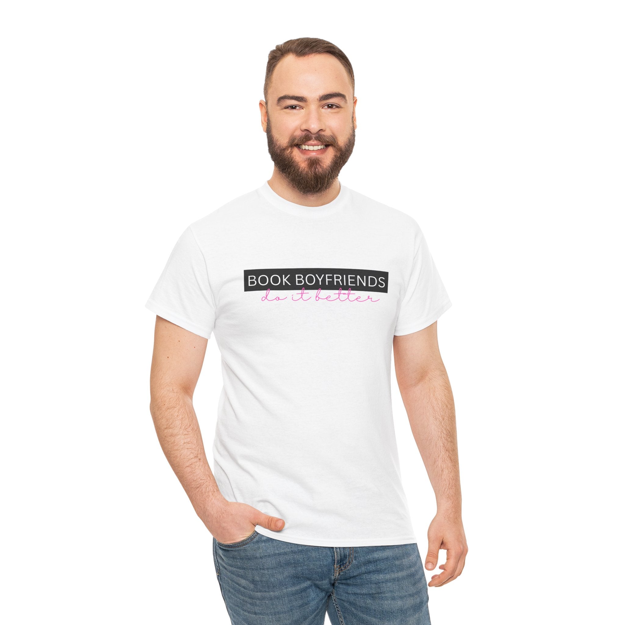 Book Boyfriends Do It Better: Unisex Cotton Tee