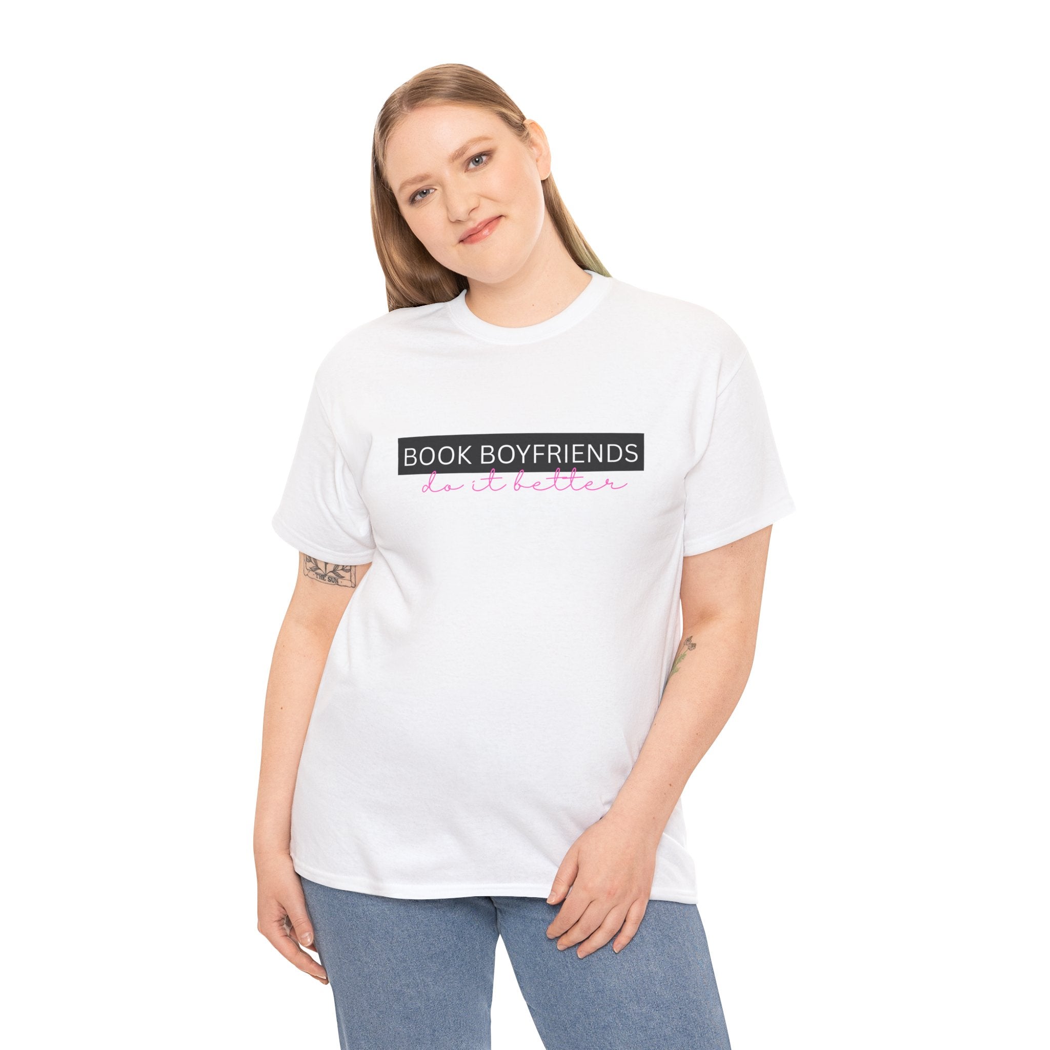 Book Boyfriends Do It Better: Unisex Cotton Tee